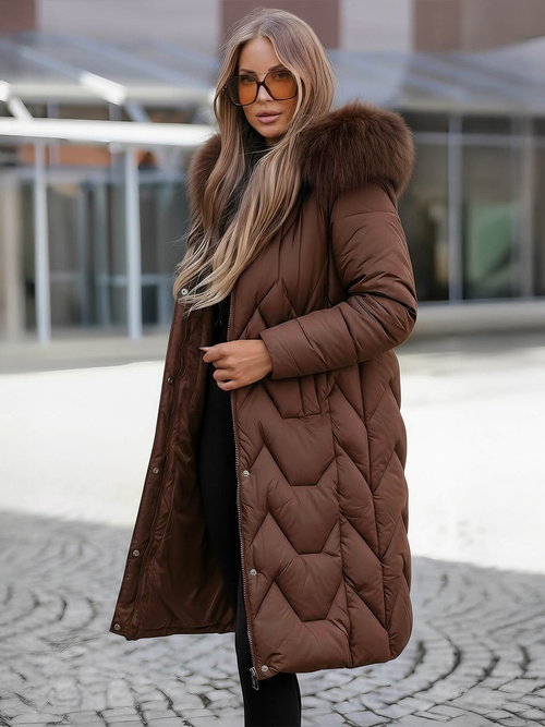 Veste Femme chocolat OZONEE JS/5M3229/158