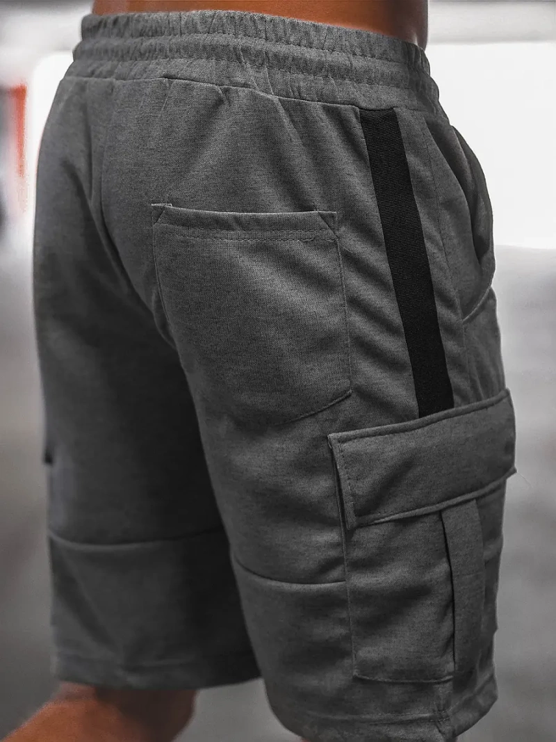 Short Homme Gris Foncé OZONEE O/WW20016/3