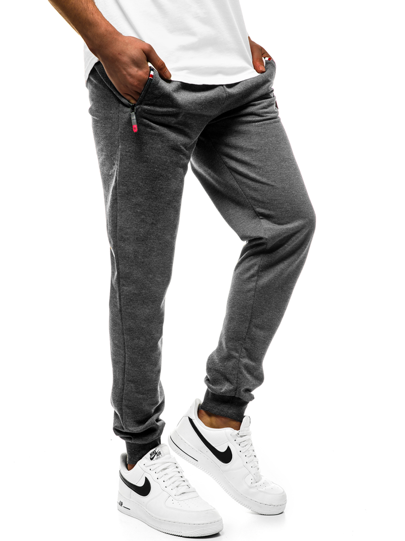 Pantalon de survêtement Homme Gris foncé JS/XW032S