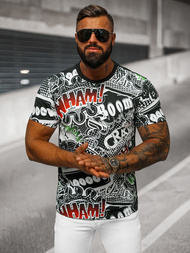 T-shirt Homme Noir OZONEE O/T137/3