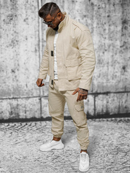 Veste Homme Beige OZONEE O/G3035