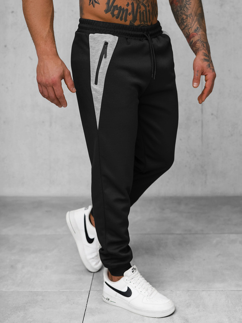 Pantalon de Survêtement Homme Noir OZONEE JS/15K1813/3
