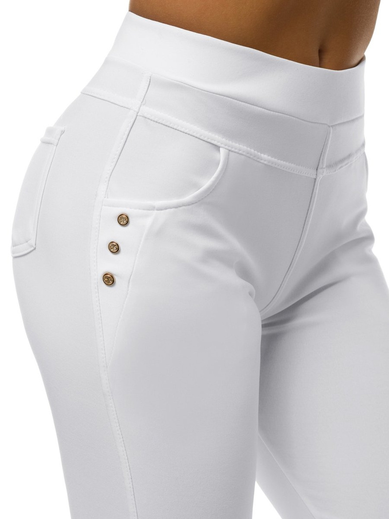 Legging femme Blanc OZONEE JS/1041/A11