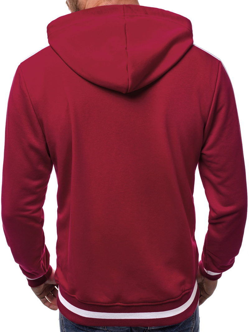 Sweatshirt Homme Bordeaux OZONEE A/1009Z