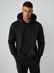 Sweatshirt Homme Noir OZONEE JS/2009Z 