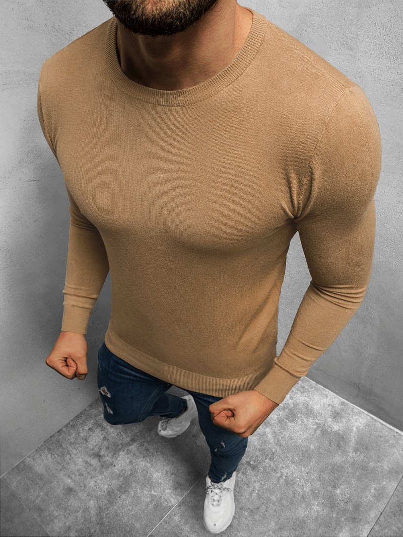 Pullover Homme Marron OZONEE TMK/YY01/7