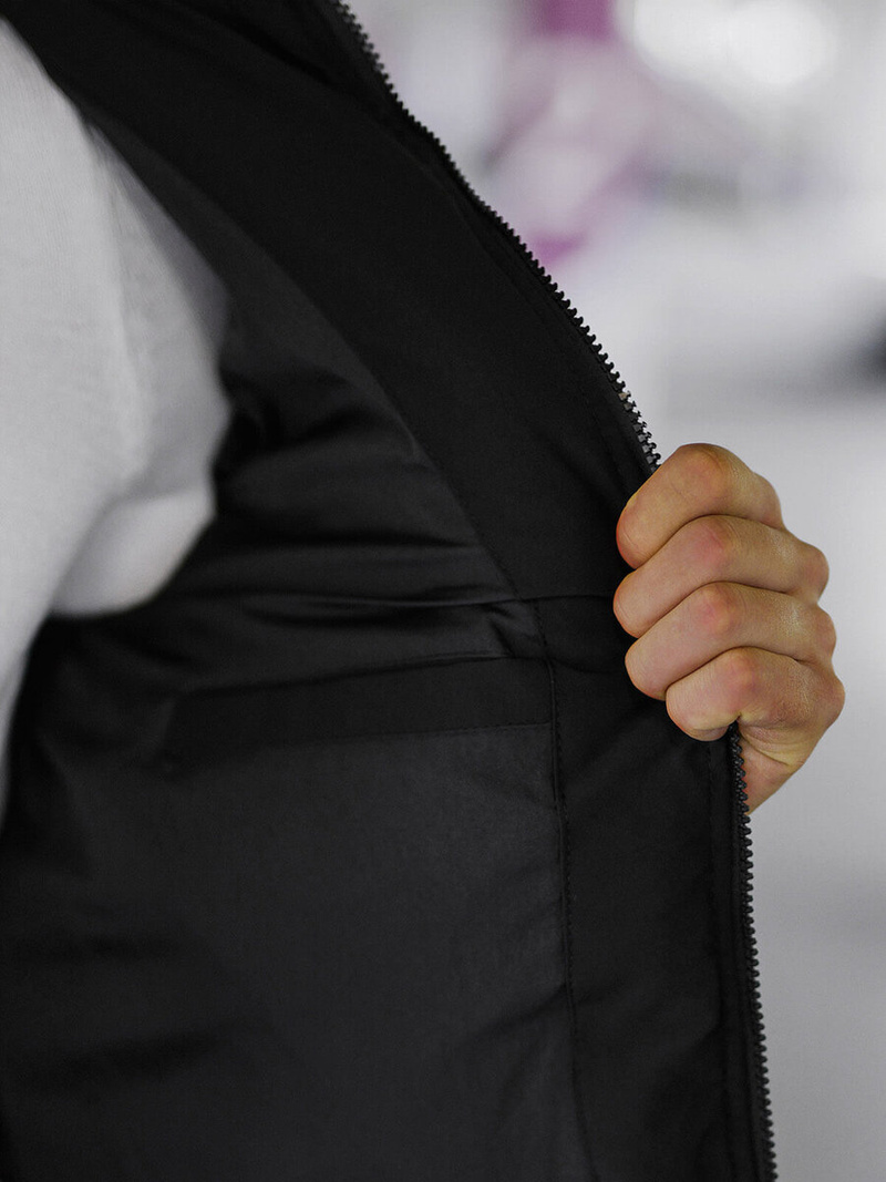 Veste homme noir OZONEE JS/31M5003Z