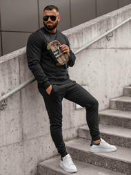 Survêtement Homme Noir OZONEE JS/68C10380/3Z