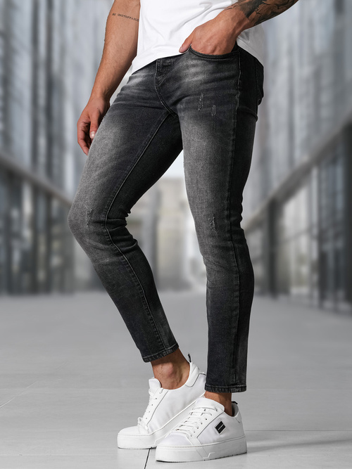 Jean Homme Noir OZONEE NB/MP0063/1NZ
