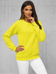 Sweat Femme Néon Jaune OZONEE JS/W01Z