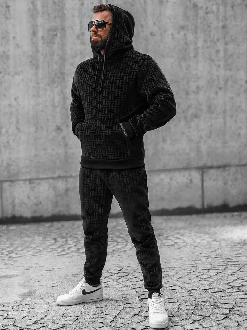 Survêtement Homme Noir OZONEE O/3A81