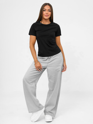 T-shirt femme noir OZONEE JS/96T678/3