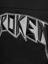 Sweatshirt à capuche noir OZONEE O/SWE23019