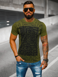 T-shirt Homme Vert OZONEE O/T122/29Z