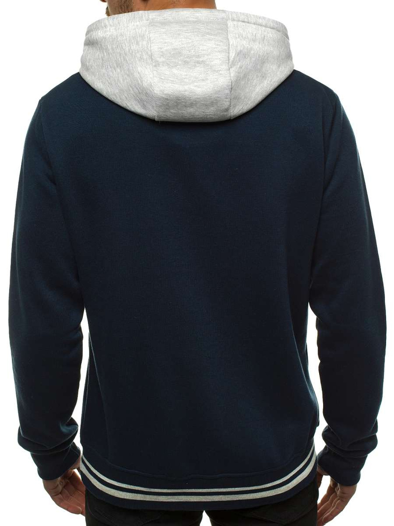 Sweatshirt Homme Bleu foncé OZONEE JS/KS2179