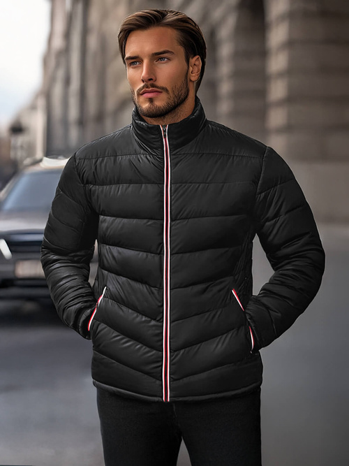 Veste Homme Noir OZONEE JS/SM71Z