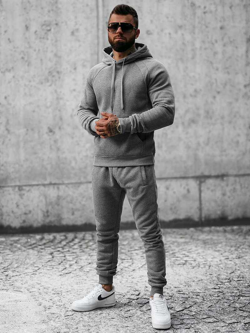 Survêtement Homme Gris Foncé OZONEE JS/8C75/5