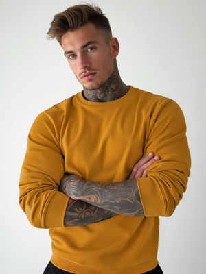 Sweatshirt Homme Camel OZONEE JS/2001-10Z