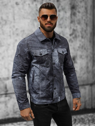 Veste Homme Bleu Foncé OZONEE O/3A178