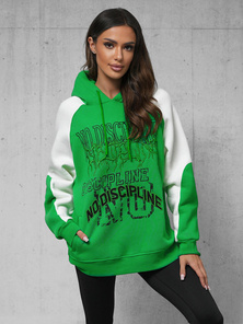 Sweatshirt à capuche vert OZONEE O/SWE23037Z