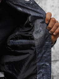 Veste Homme Bleu Foncé OZONEE O/3A178