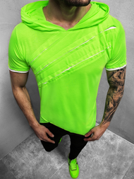 T-Shirt Homme Vert-néon OZONEE A/1185XZ