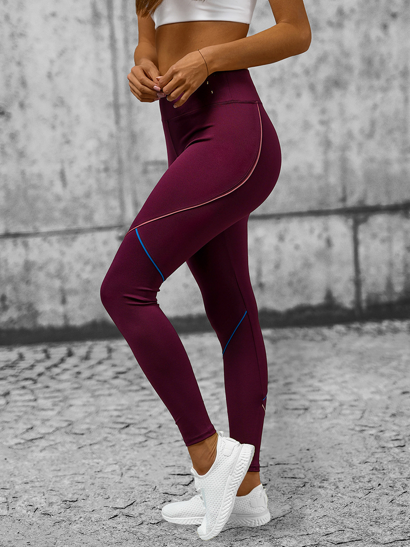 Legging Femme Bordeaux OZONEE O/YY9272
