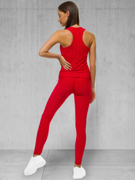 Ensemble de survêtement deux pièces Rouge OZONEE JS/YW88037/5