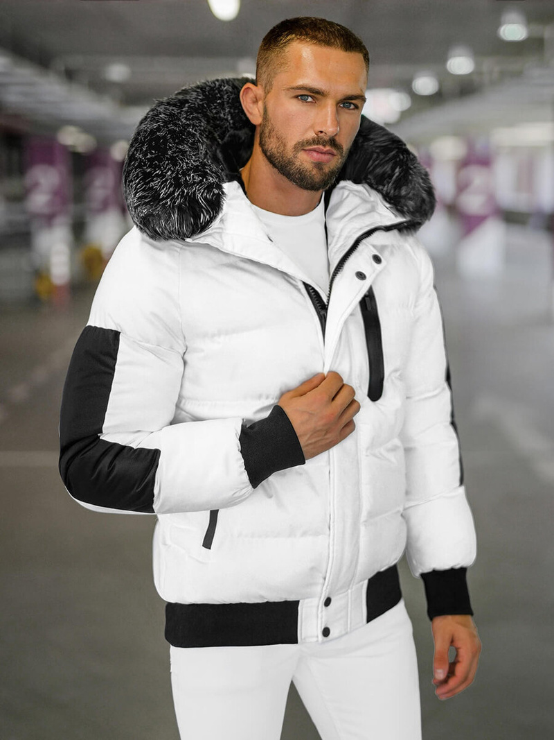 Veste Homme Blanc OZONEE O/M798Z