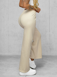 Pantalons pour femmes ecru OZONEE JS/92K526/155