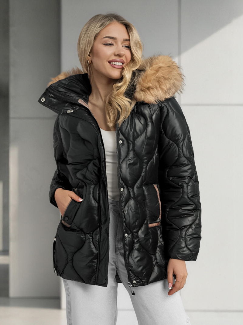 Veste femme noir OZONEE O/5M3226/392Z