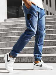 Jean Jogger Homme Bleu OZONEE OT/2033