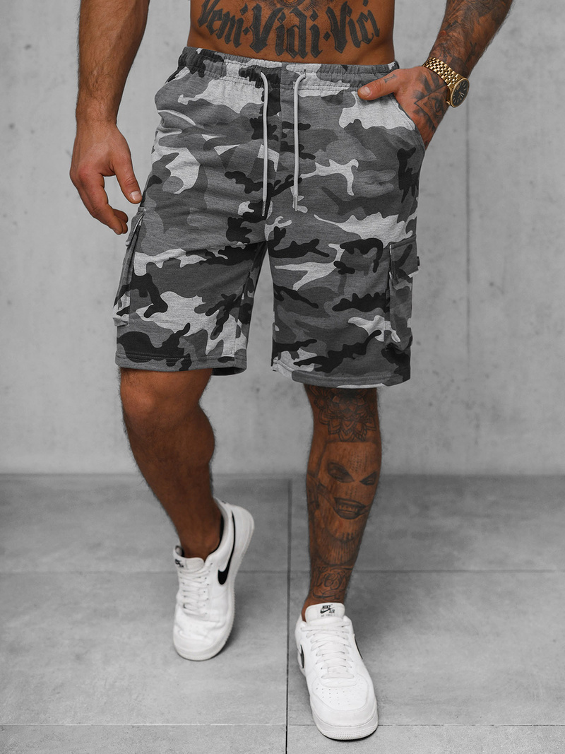 Short Homme Gris OZONEE JS/8K282/2