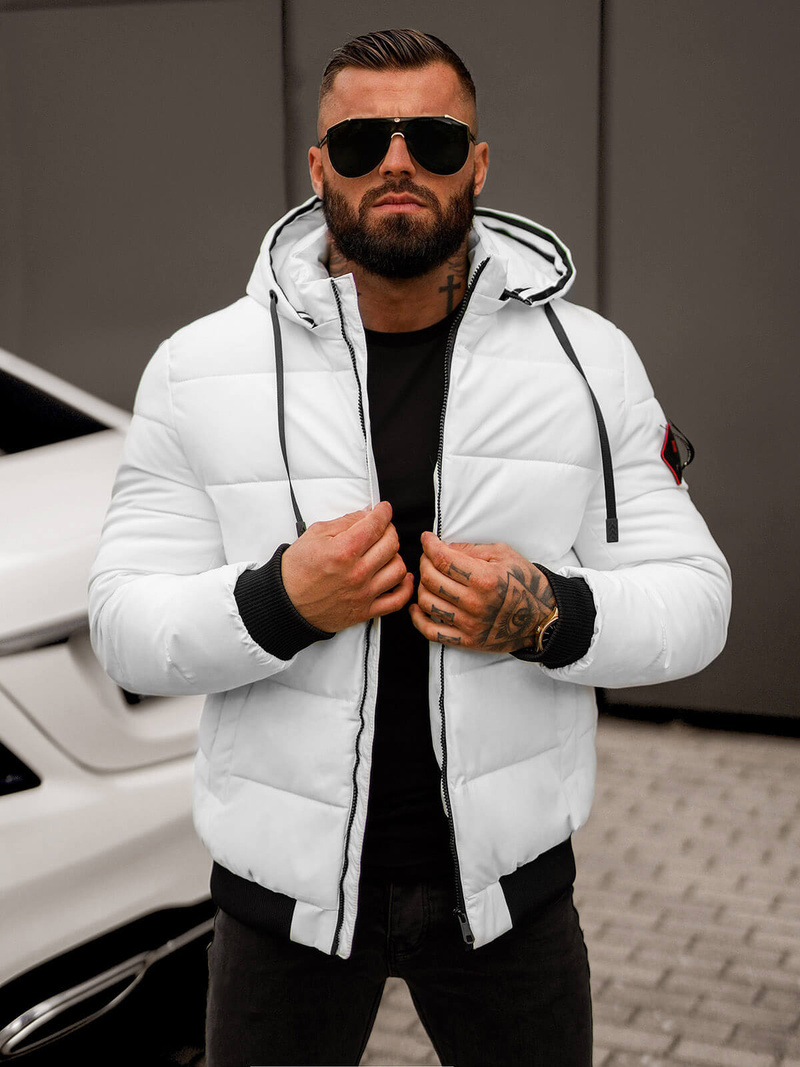 Veste D'hiver Blanc OZONEE JS/31M5031/281