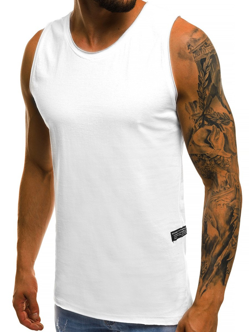 OZONEE O/1205 T-Shirt Homme Blanc