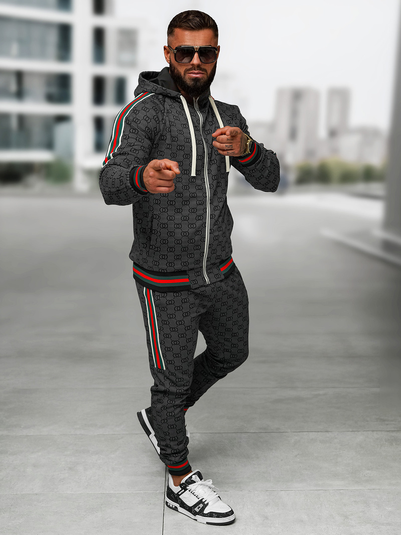 Survêtement Homme Noir OZONEE O/FF5111AB