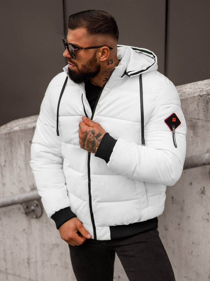 Veste D'hiver Blanc OZONEE JS/31M5031/281