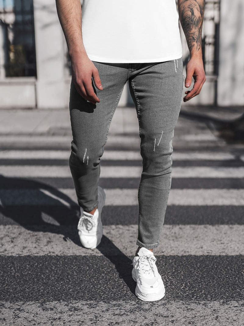 Jean Homme Gris Foncé OZONEE DO/2451