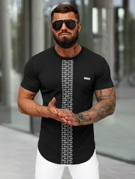 T-shirt Homme Noir OZONEE O/B1211
