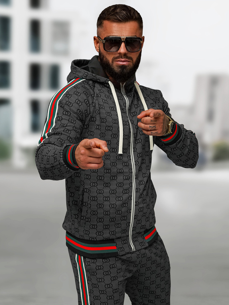 Survêtement Homme Noir OZONEE O/FF5111AB