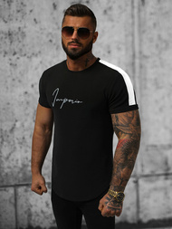T-shirt Homme Noir OZONEE O/P1180