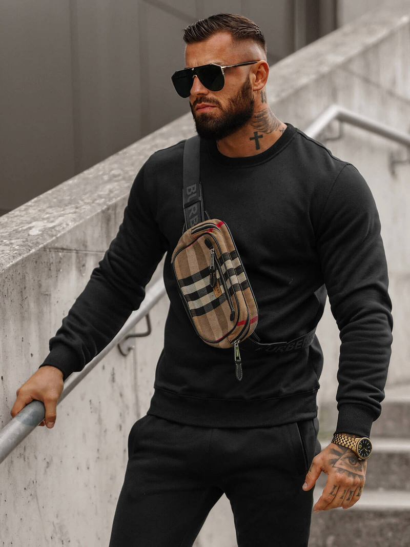 Survêtement Homme Noir OZONEE JS/68C10380/3Z