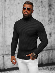 Pullover Homme Noir OZONEE L/1539Z