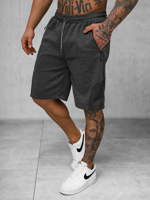 Short homme gris foncé OZONEE JS/15K1827/5