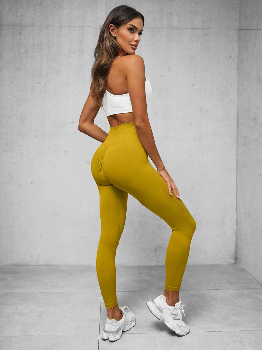 Legging Femme Jaune OZONEE O SY2325 OZONEE