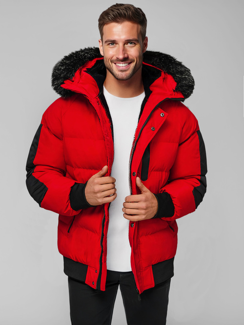 Veste Homme Rouge OZONEE O/M798