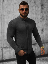 Pullover Homme Gris Foncé OZONEE NB/MM6011/3