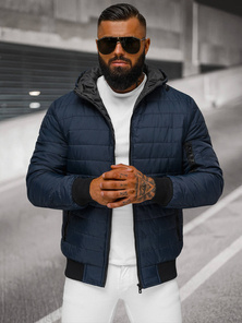 Veste Homme Bleu foncé OZONEE JS/MY13Z