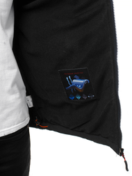 Veste Homme noir-orange OZONEE GE/12262