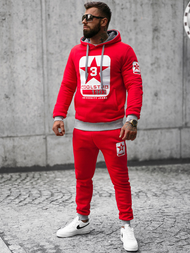 Survêtement Homme Rouge OZONEE JS/8C59/18